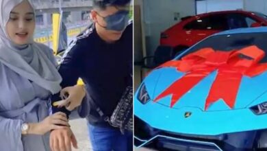 ماليزية حامل تهدي زوجها سيارة لامبورغيني تعويضا عن أيام السّهر القادمة
