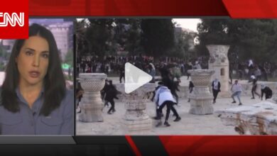 اشتباكات جديدة بين الشرطة الإسرائيلية وفلسطينيين في باحة المسجد الأقصى