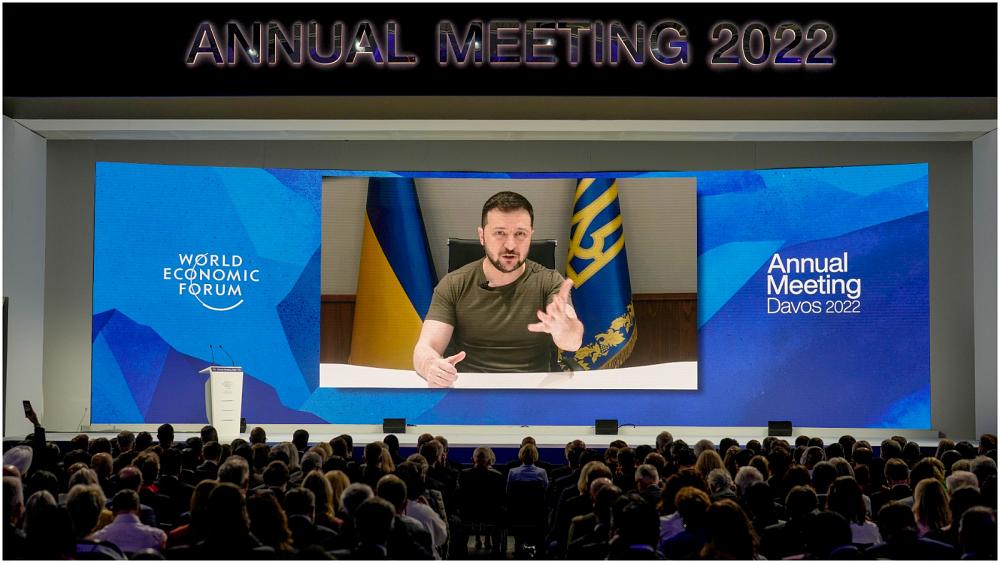 أربع نقاط مهمة تطرق إليها زيلينسكي خلال كلمته في منتدى دافوس