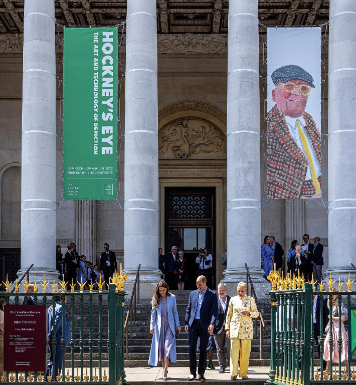 كيت ميدلتون والأمير وليام في أول بورتريه رسمي لهم