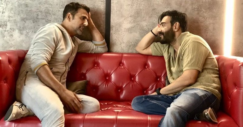 أكشاي كومار وأجاي ديفجان في الفيلم الملحمي Mahabharata