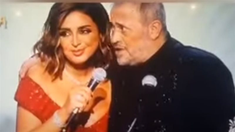 الجمهور يشيد بموقف أنغام الإنساني مع جورج وسوف في حفل تريو نايت