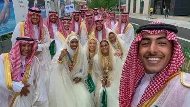 رسومات ونقوشات ميزت الزي السعودي في حفل أولمبياد باريس 2024